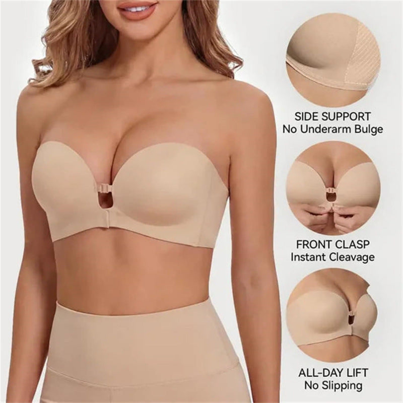 Formless™ Strapless front-closure bra