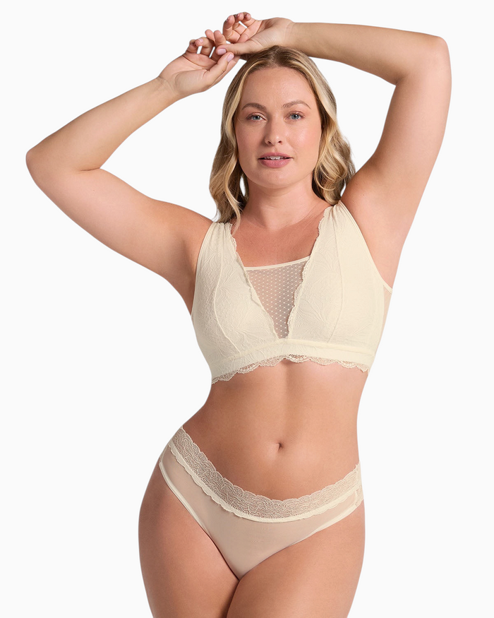 Formless™ Multiwear Lace Pocketed Bralette