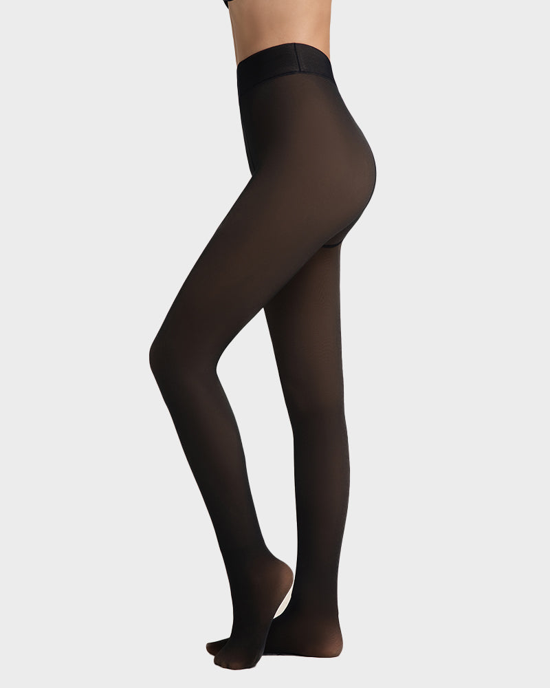 Translucent Fleece Lined Tights