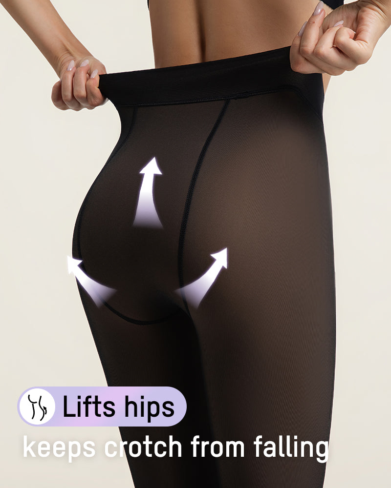 Translucent Fleece Lined Tights