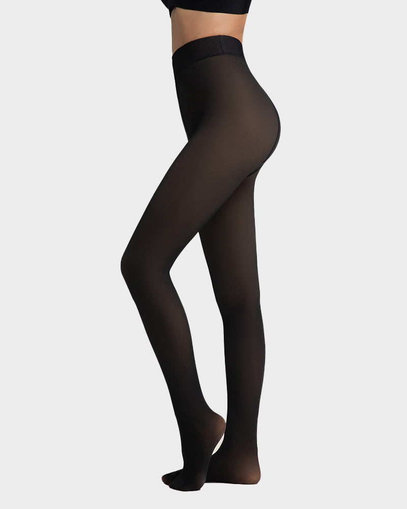 Translucent Fleece Lined Tights