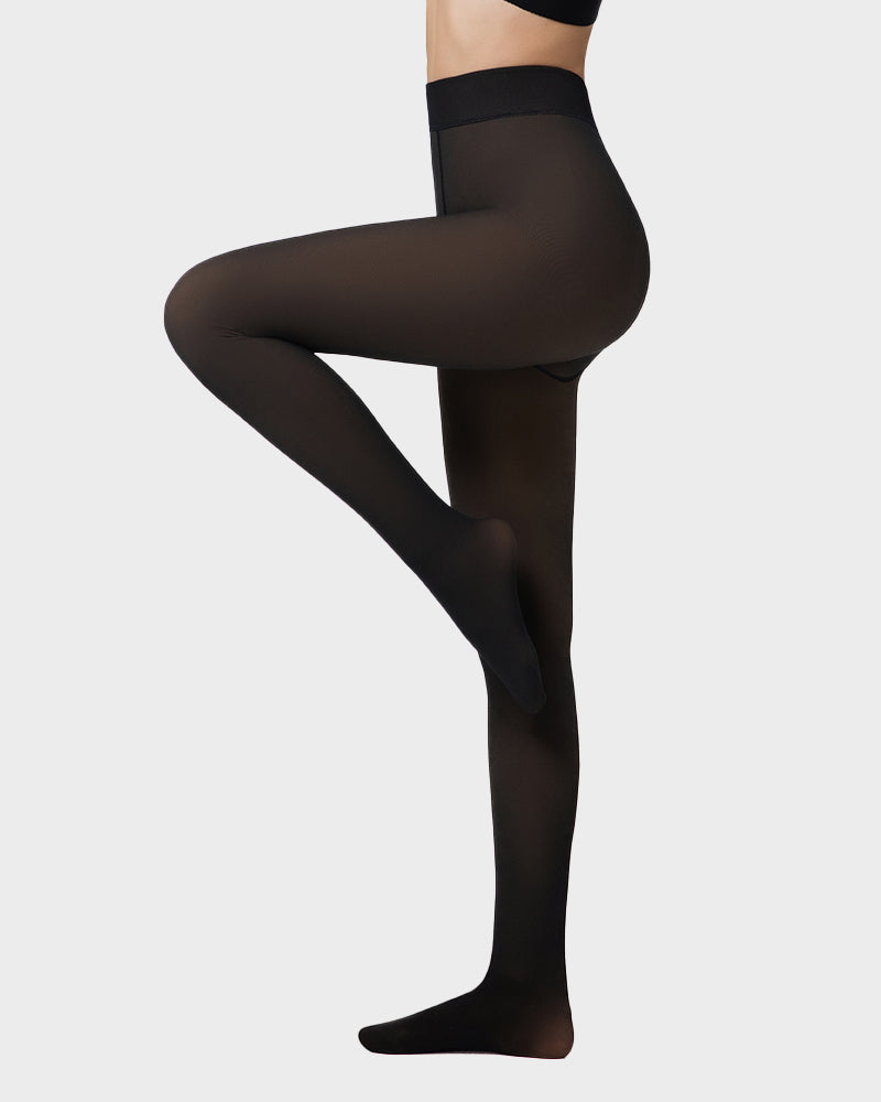Translucent Fleece Lined Tights