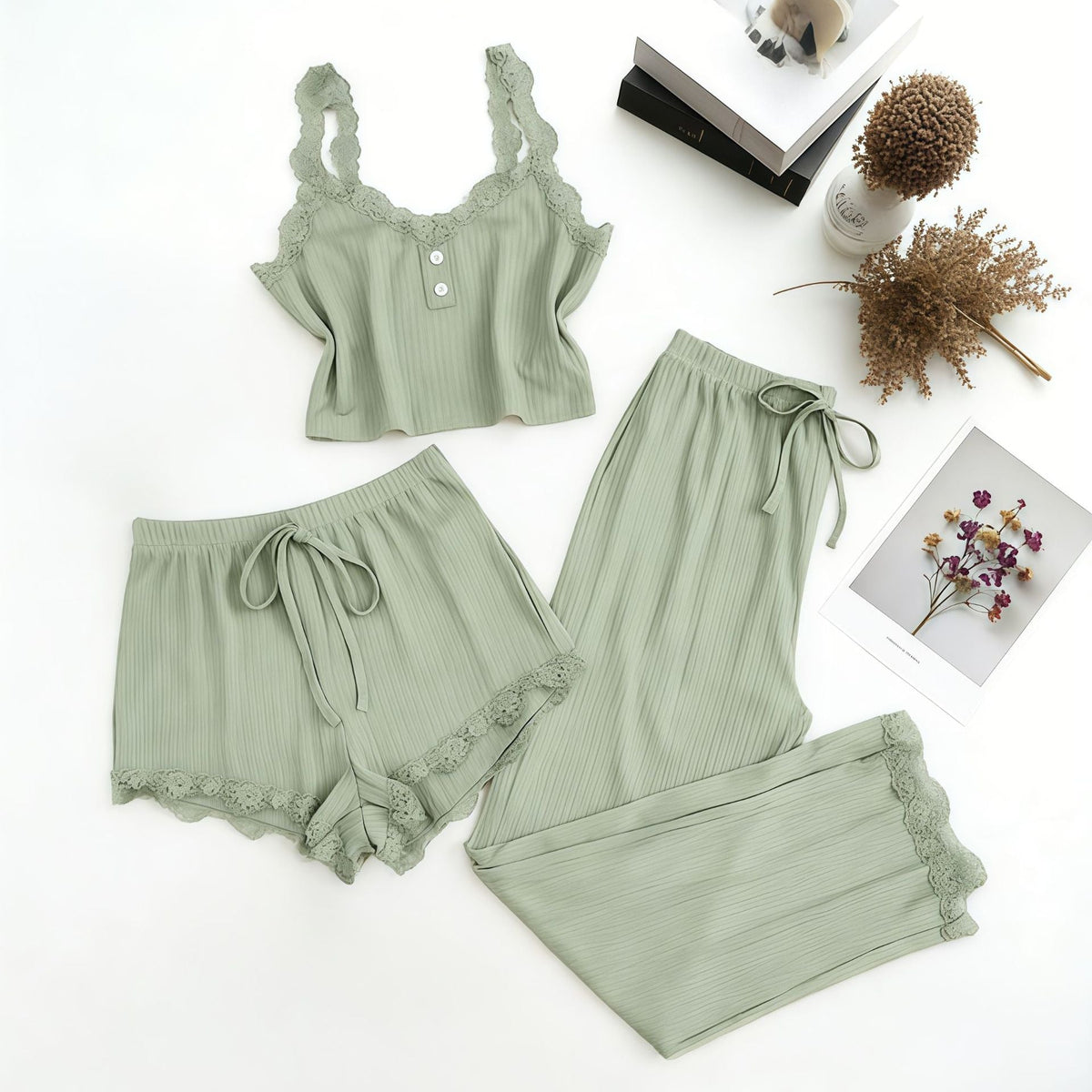 Formless™ Womens Ribbed Camisole Shorts