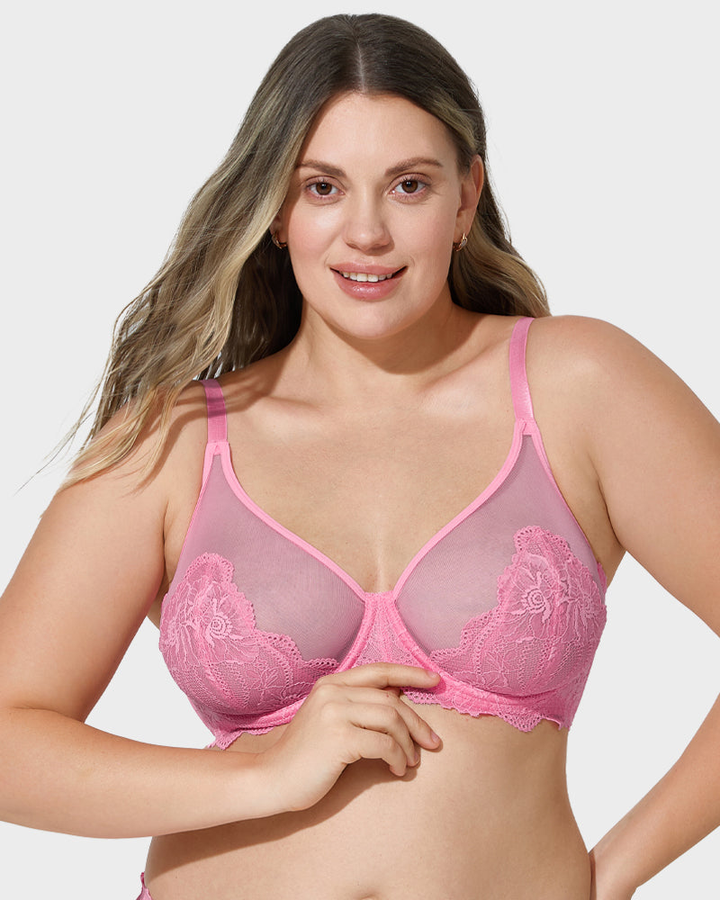 Full Coverage Lace Minimizer Bra